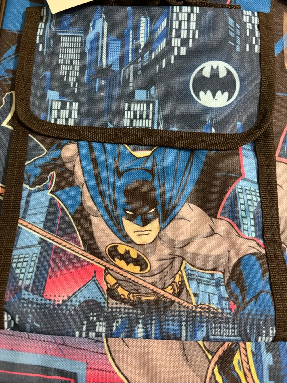 Bioworld Blue Batman Kids Backpack Set